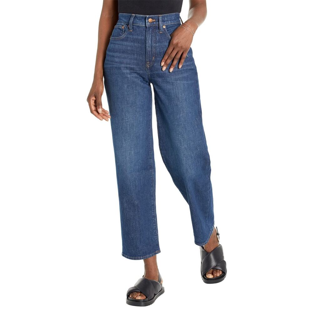 Madewell Perfect Vintage Wide Leg Jeans Chartwood Wash Women Size 24 Regular NWT